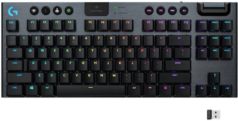 Logitech G915 TKL Gaming-Tastatur schwarz von Logitech