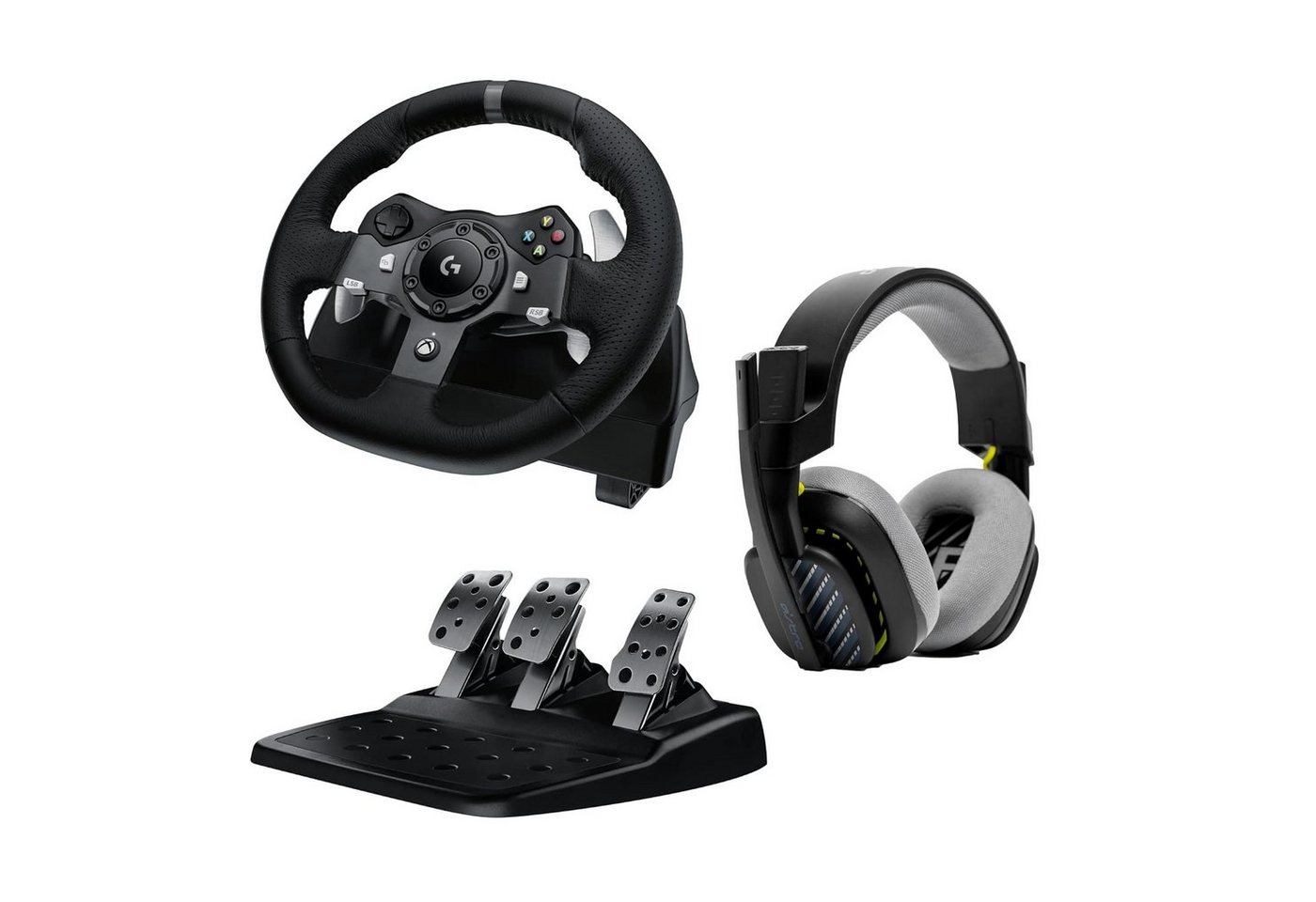 Logitech G920 + Astro A10 für PC und Xbox One Gaming-Lenkrad Logitech G920 + Astro A10 für PC und Xbox One Gaming-Lenkrad von Logitech
