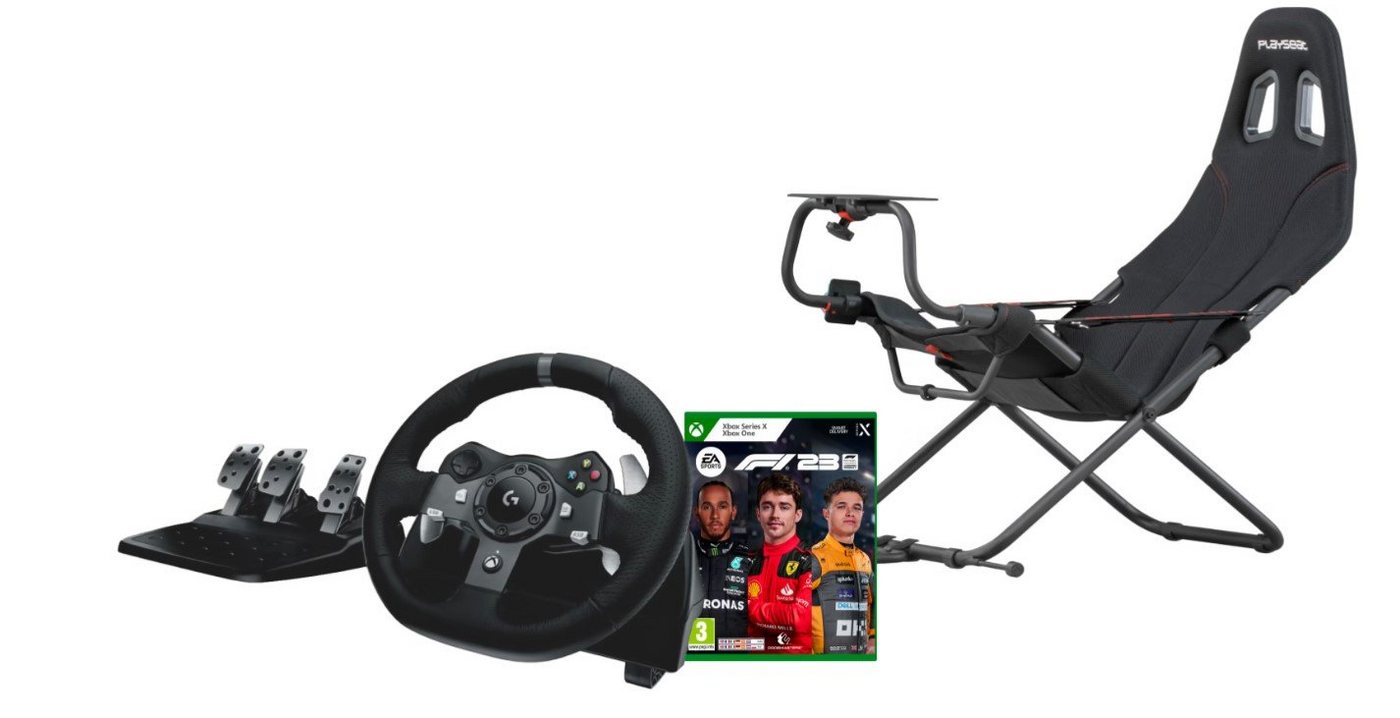 Logitech G920 Driving + Playseat ActiFit & F1 23 Xbox Series X, Xbox 1 Controller von Logitech