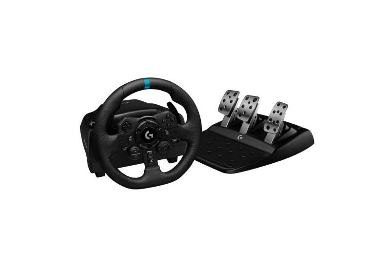 Logitech G923 Driving Force Rennlenkrad mit Pedalen - USB Gaming-Lenkrad (Set, für PS5, PS4, PC, Mac) von Logitech