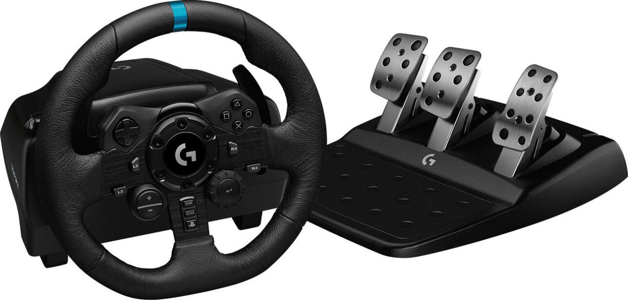 Logitech G923 Lenkrad und Pedale für PS4 PS5 und PC von Logitech