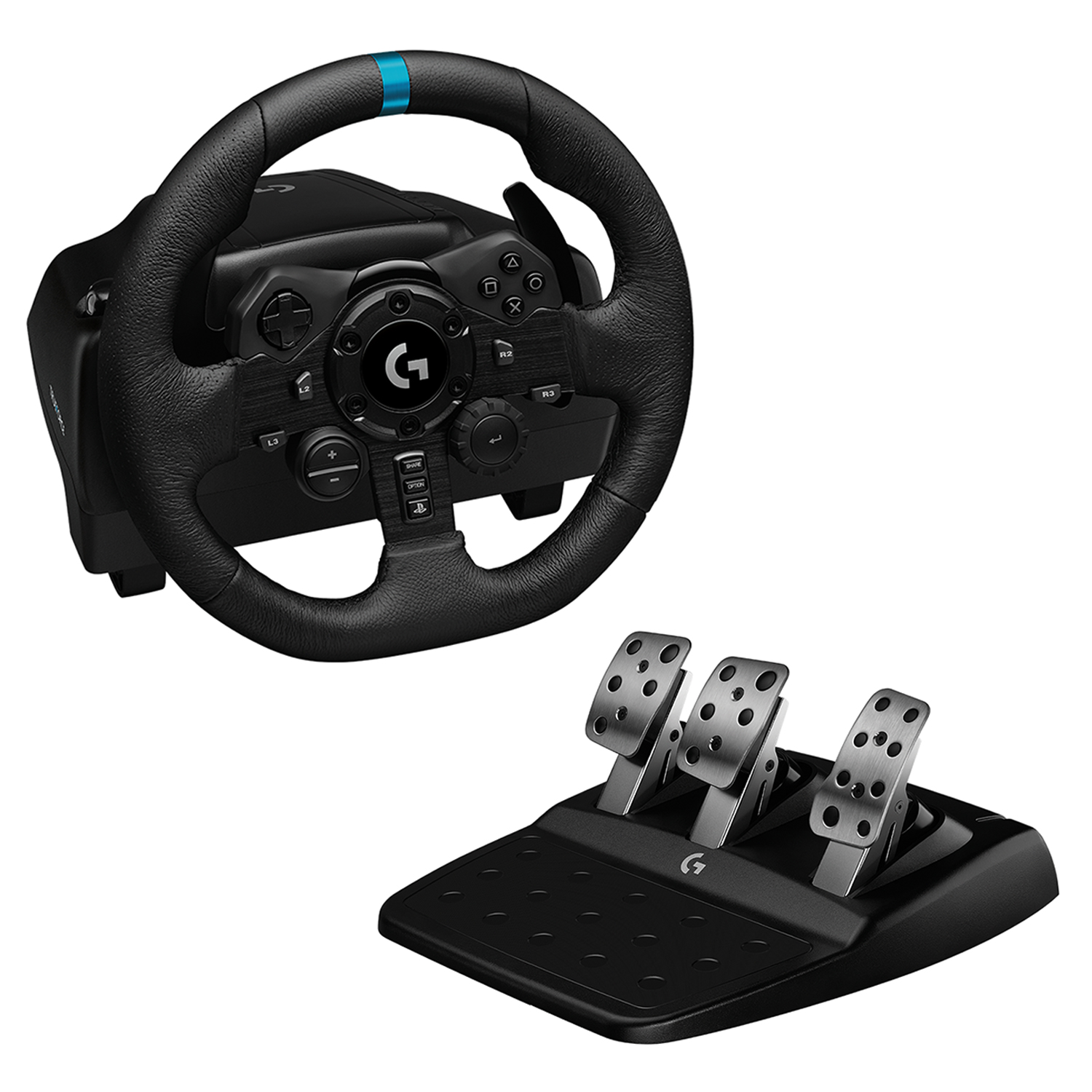Logitech– G923 Racing Lenkrad und Pedale für PS5, PS4 und PC – USB Logitech– G923 Racing Lenkrad und Pedale für PS5, PS4 und PC – USB von Logitech