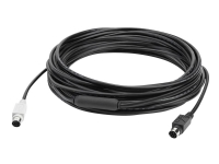 Logitech GROUP 10m Extender Cable, 10 m, 6-p Mini-DIN, 6-p Mini-DIN, Männlich, Männlich, Schwarz von Logitech