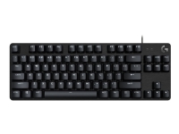 Logitech Gaming G413 TKL SE - Tastatur - Hintergrundbeleuchtung - USB - Nordic - Schlüsselschalter: Romer-G - Carbon Black von Logitech