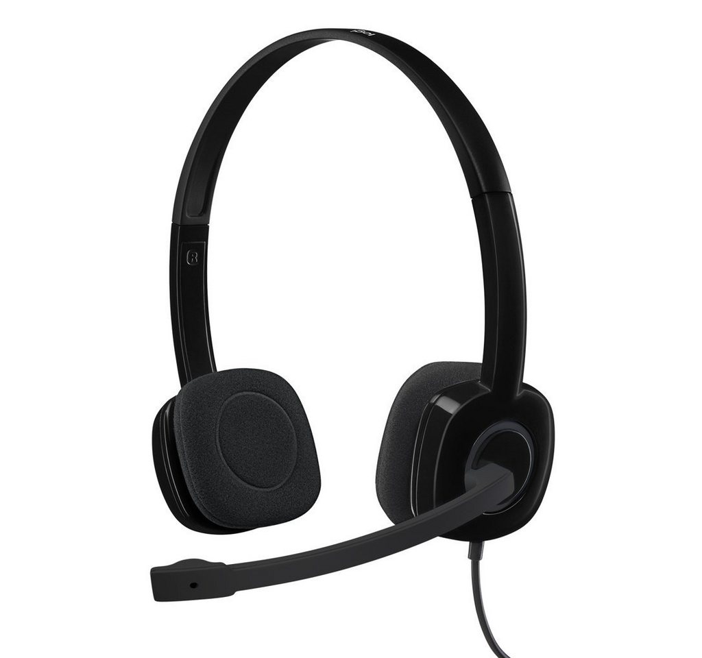Logitech H151 Verkabelt Kopfband Büro/Callcenter Schwarz wireless In-Ear-Kopfhörer von Logitech