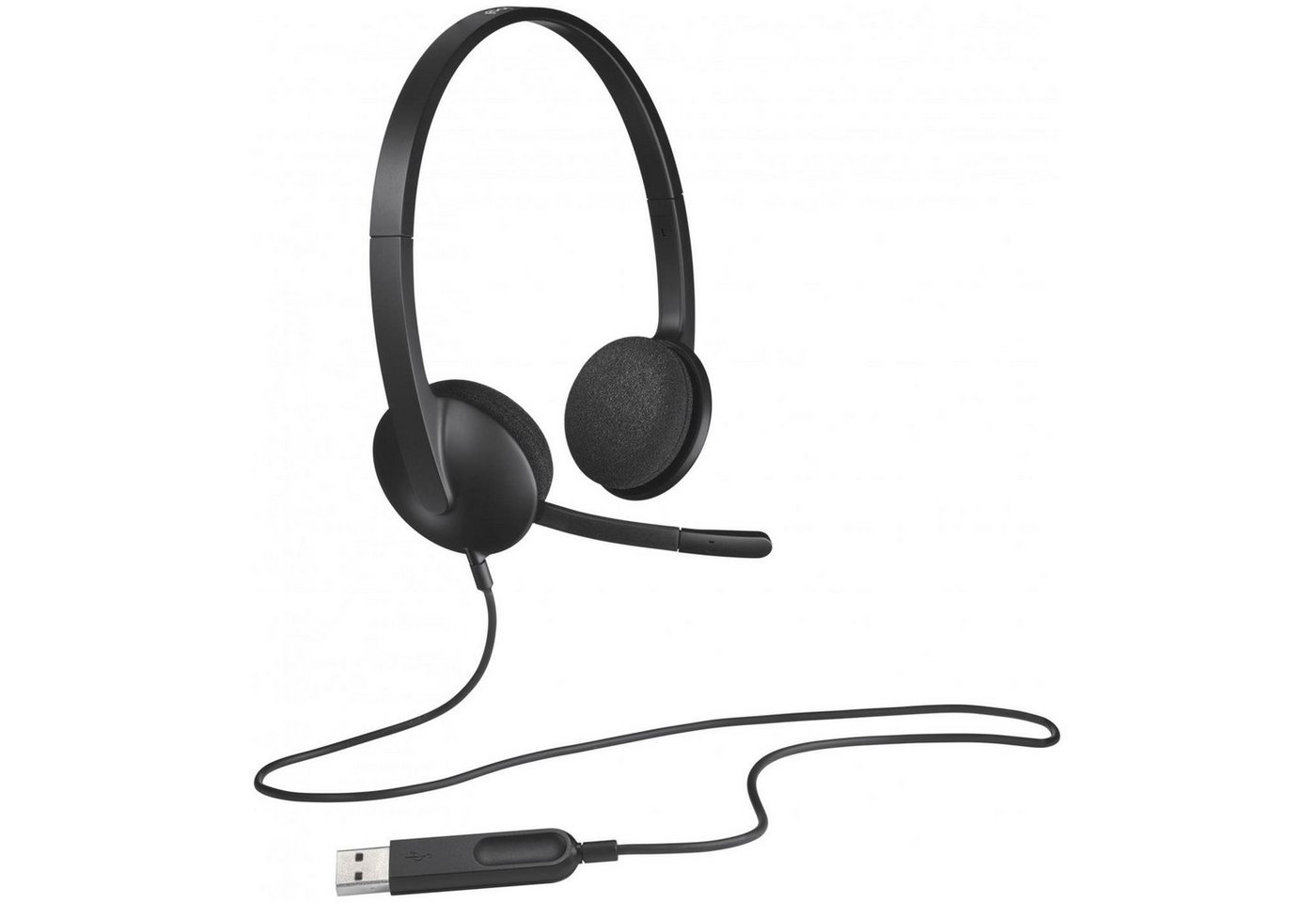 Logitech H340 PC-Headset (Stereo Kopfhörer mit Mikrofon für den Einsatz im z.B. Home Office) von Logitech