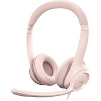 Logitech H390 Kabelgebundenes Beidseitiges Headset USB Rosé von Logitech