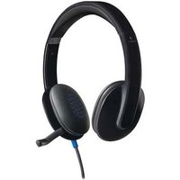 Logitech H540 Kabelgebundenes Beidseitiges Headset Stereo 981-000480 von Logitech