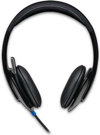 Logitech H540 USB Computer Headset Kopfhörer Kabelgebunden Kopfband Büro/Callcenter Schwarz (981-000510) von Logitech