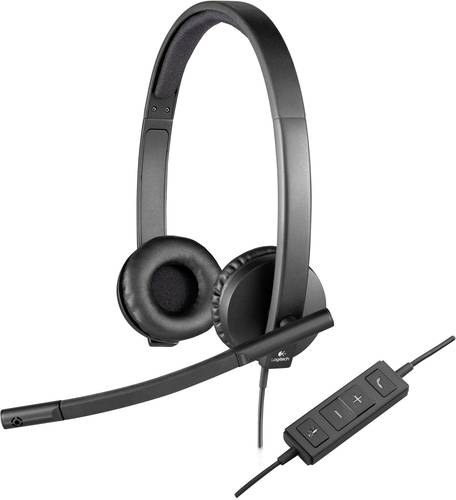 Logitech H570e Computer On Ear Headset kabelgebunden Stereo Schwarz Mikrofon-Rauschunterdrückung, N von Logitech