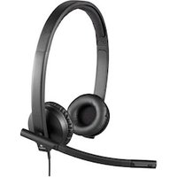 Logitech H570e Kabelgebundenes Beidseitiges Headset Stereo USB Bulk Schwarz von Logitech