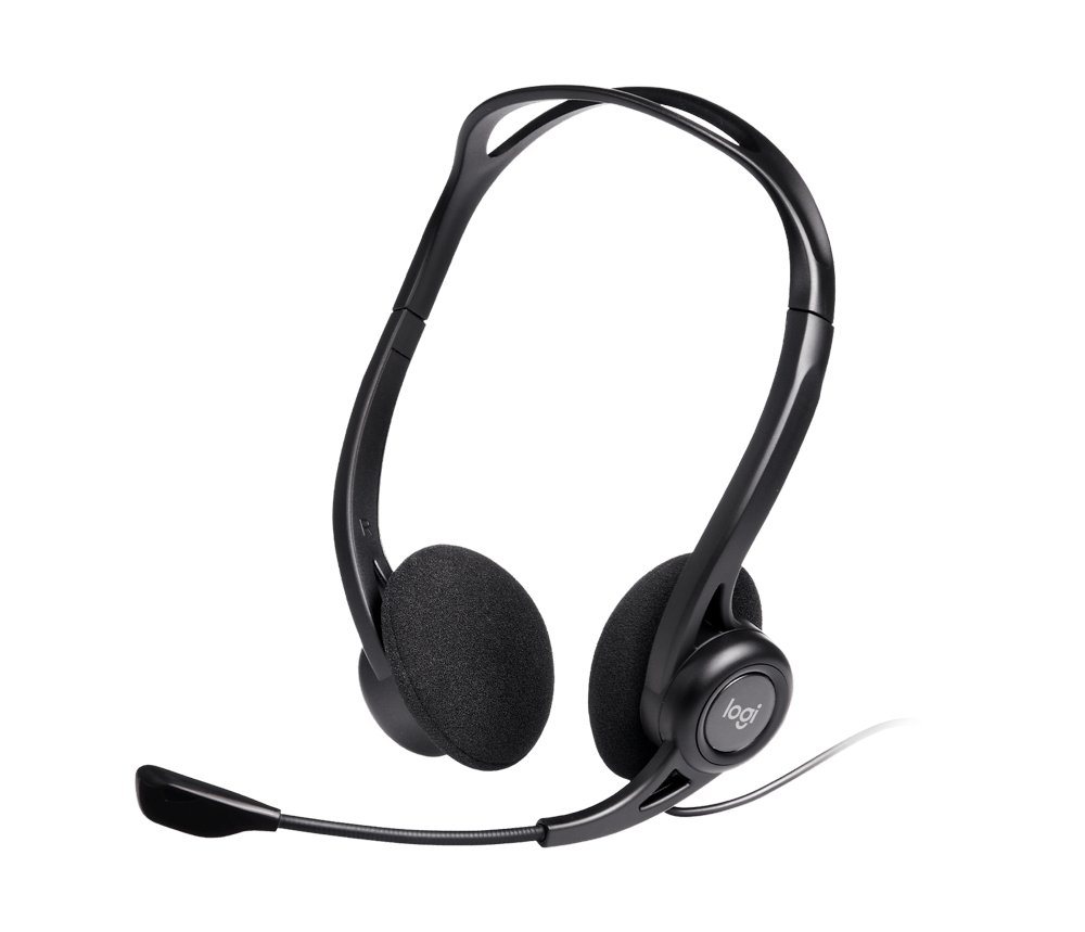 Logitech H960 USB Stereo mit Mikrofon schwarz 981-000100 Headset von Logitech