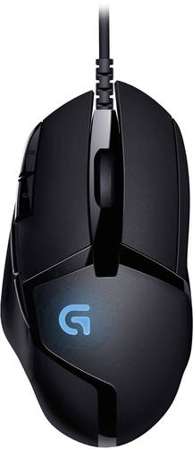 Logitech Hyperion Fury G402 Gaming-Maus USB Optisch Schwarz 8 Tasten Beleuchtet von Logitech