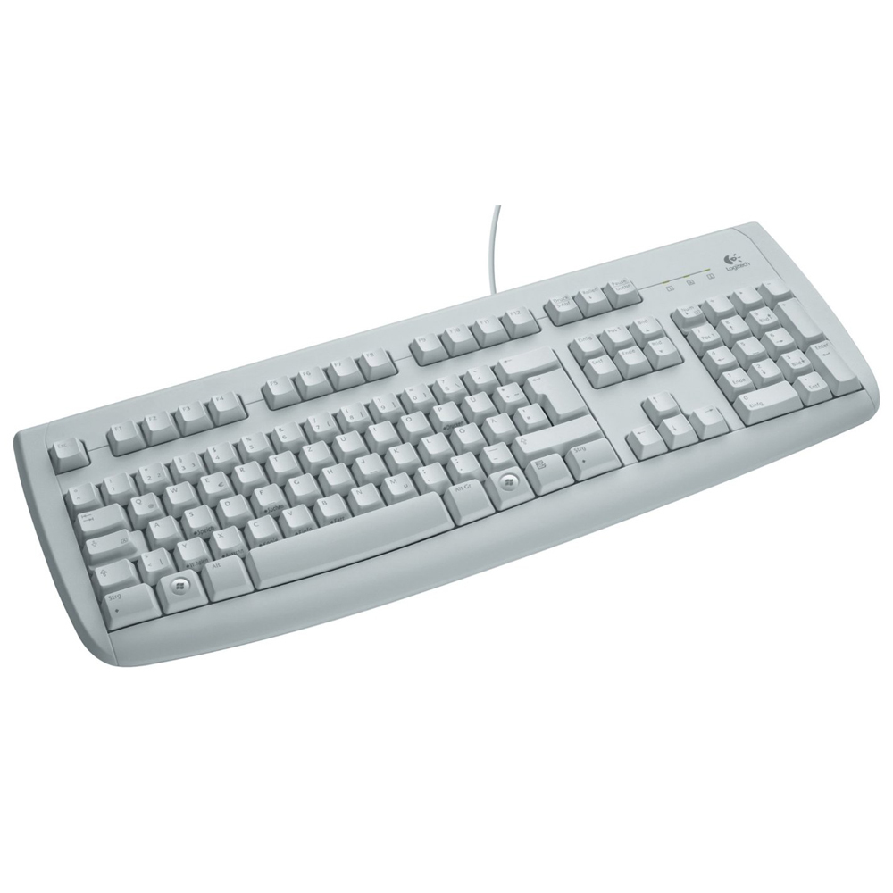 Logitech K120, kabelgebundene USB-Tastatur mit Spritzwasserschutz und nahezu geräuschlosem Anschlag Logitech K120, kabelgebundene USB-Tastatur mit Spritzwasserschutz und nahezu geräuschlosem Anschlag von Logitech