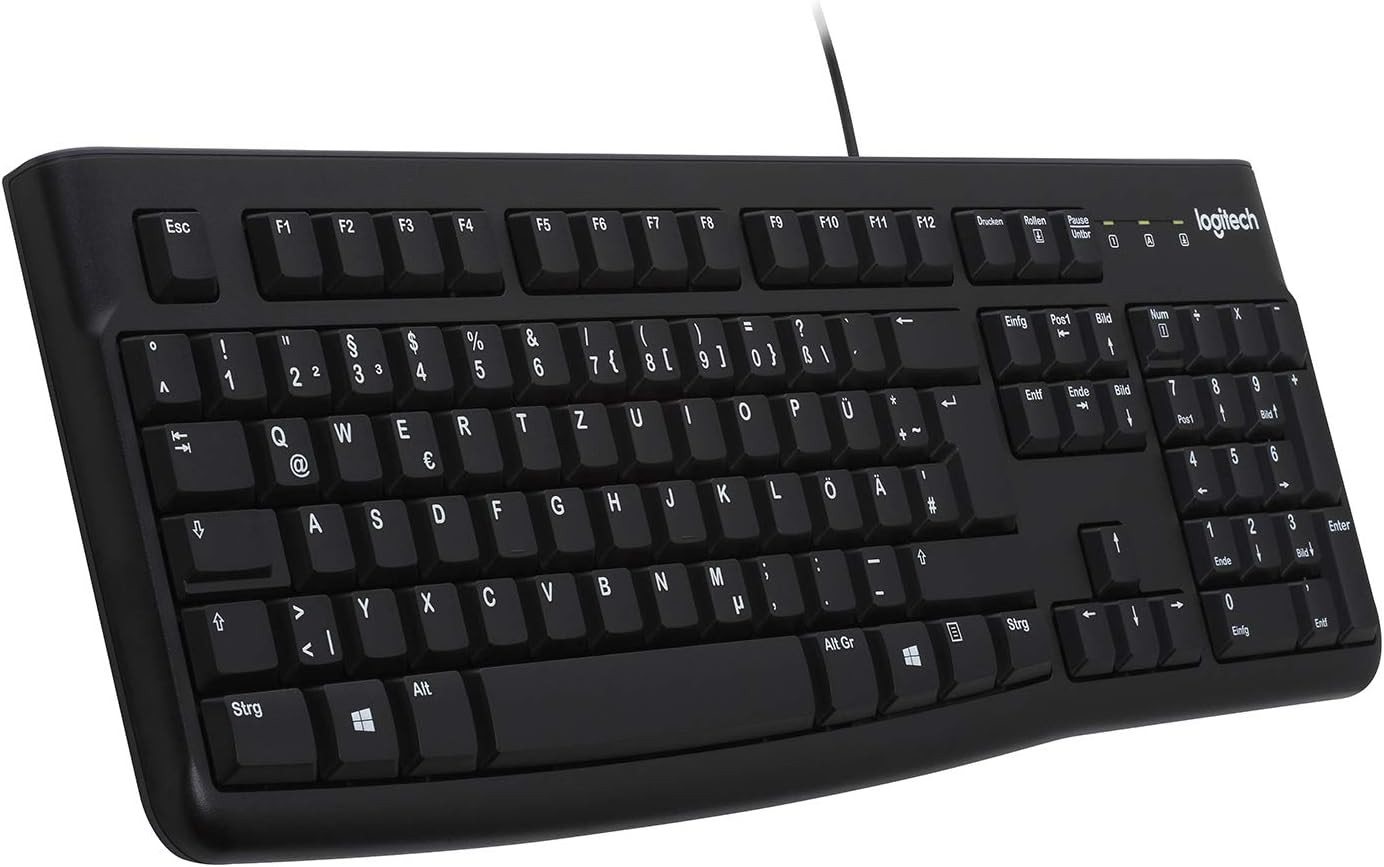 Logitech K120 Kabelgebundene Business Tastatur, USB-Anschluss PC-Tastatur von Logitech