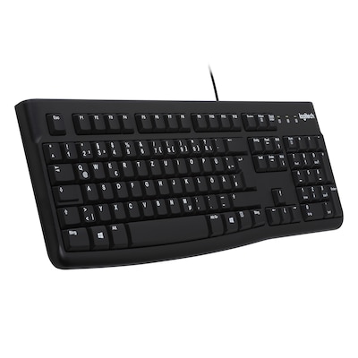 Logitech K120 Kabelgebundene Tastatur Schwarz Bulk von Logitech