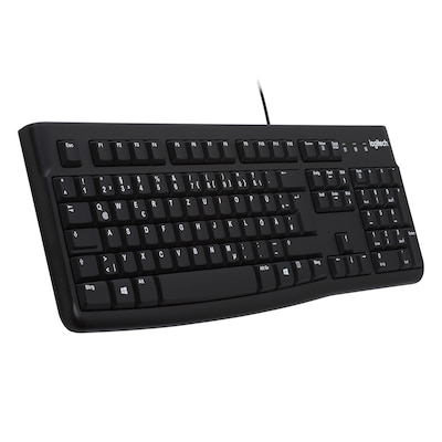 Logitech K120 Kabelgebundene Tastatur US Layout Schwarz von Logitech