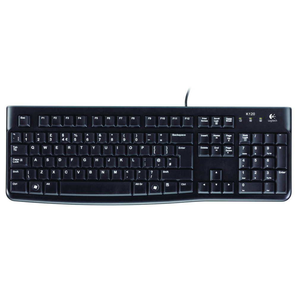 Logitech K120 Tastatur, kabelgebunden, US-Layout von Logitech