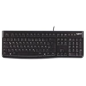 Logitech K120 Tastatur kabelgebunden schwarz von Logitech