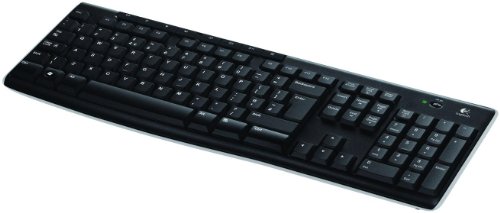 Logitech K270 Kabellose Tastatur für Windows, Englishes QWERTY-Layout - Schwarz von Logitech