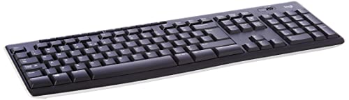 Logitech K270 Kabellose Tastatur für Windows, US QWERTY-Layout - Schwarz von Logitech