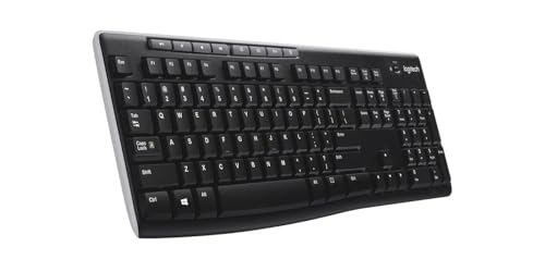 Logitech K270 Kabellose Tastatur für Windows, US QWERTY-Layout - Schwarz Logitech K270 Kabellose Tastatur für Windows, US QWERTY-Layout - Schwarz von Logitech