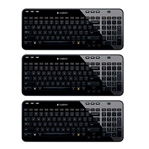 Logitech K360 920-003056 kabellose Tastatur (3x Tastatur | schwarz) von Logitech