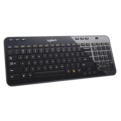 Logitech K360 Kabellose Tastatur Schwarz von Logitech