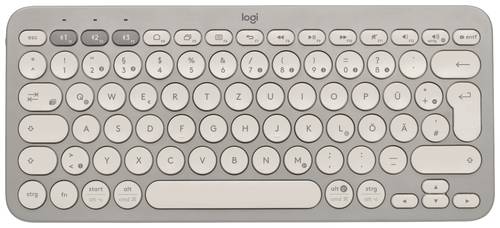 Logitech K380 Multi-Device Bluetooth® Tastatur Deutsch, QWERTZ Sand von Logitech