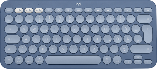 Logitech K380 Multi-Device Bluetooth Keyboard for Mac - Tastatur - kabellos - Bluetooth 3.0 - QWERTZ - Deutsch - Blueberry (920-011173) von Logitech