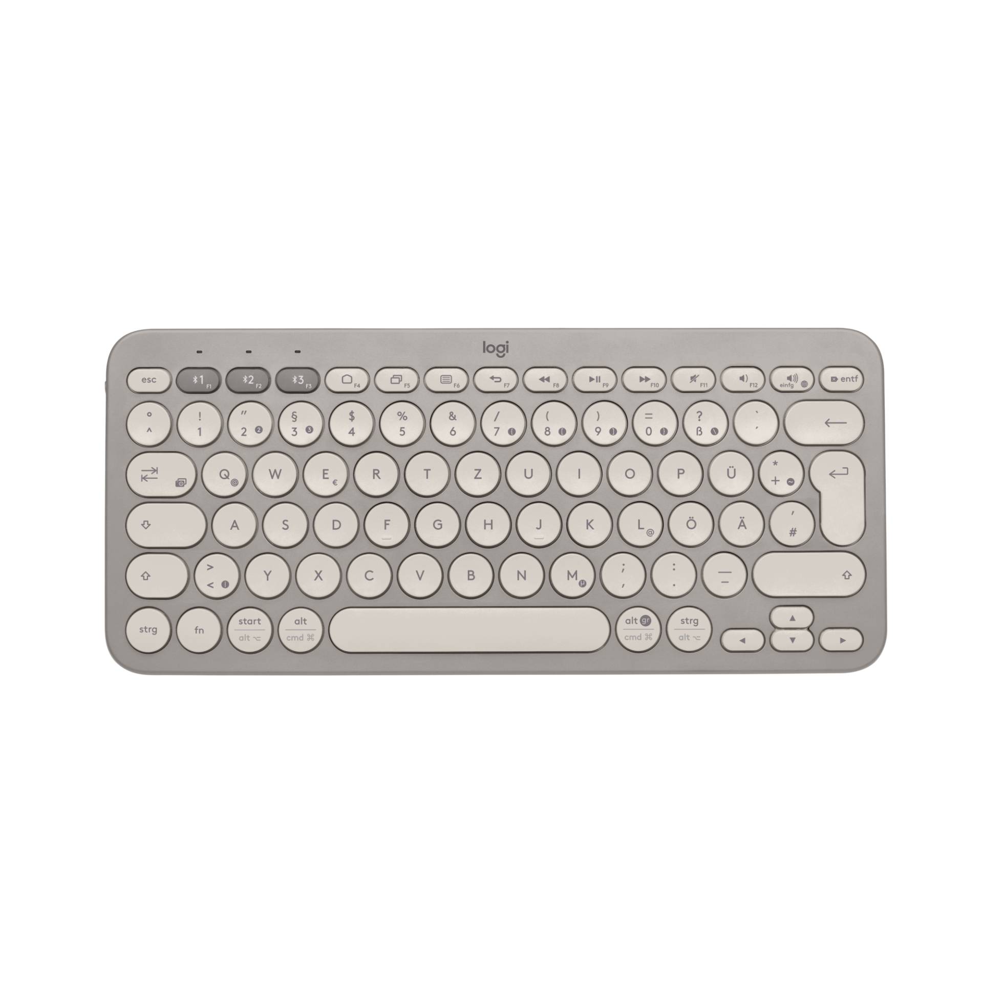 Logitech K380 Multi-Device Bluetooth Tastatur, Sand von Logitech