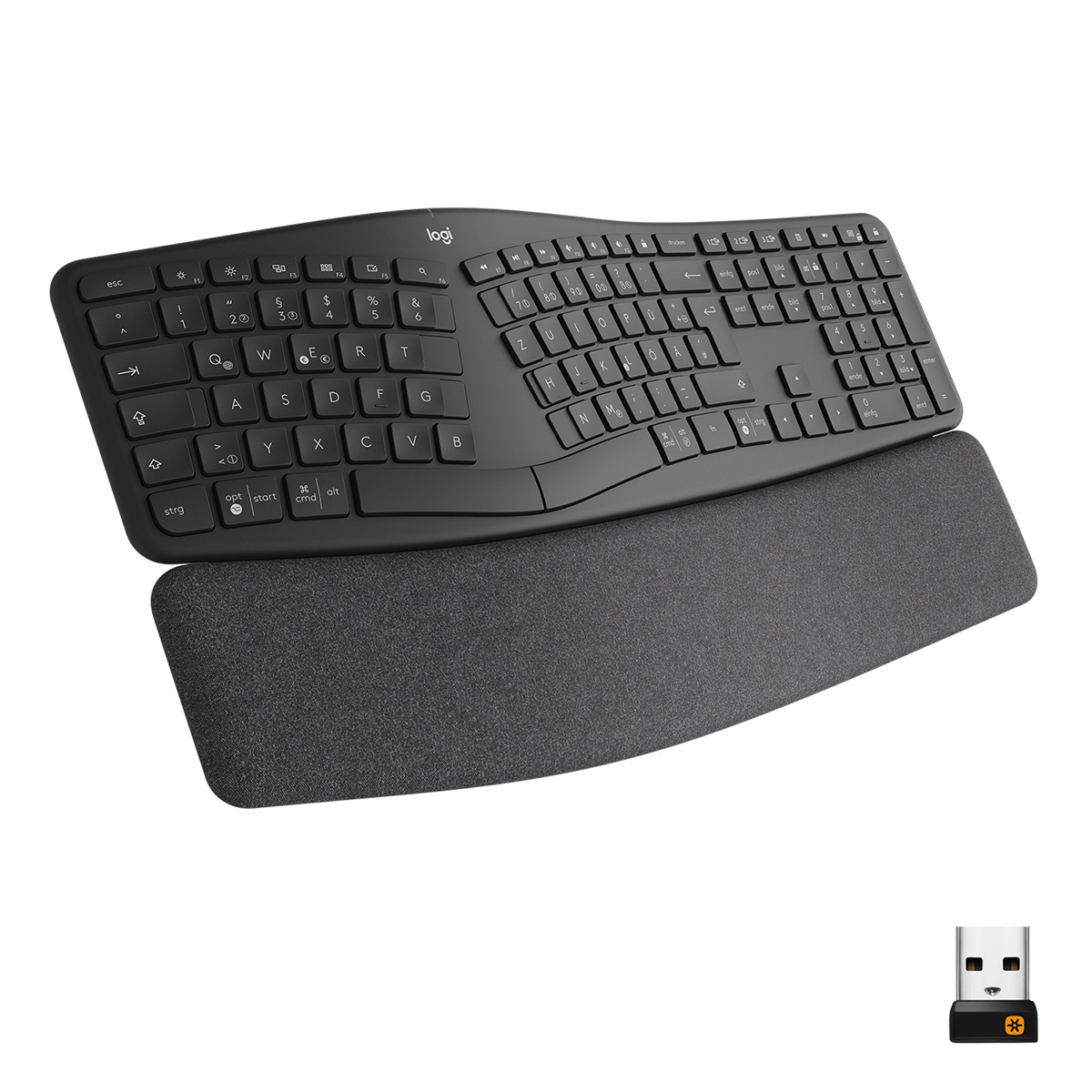 Logitech K860 Ergo, ergonomische Tastatur, kabellos von Logitech