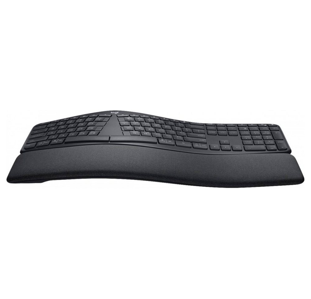 Logitech K860 Ergo Keyboard - ergonomische Tastatur. PC-Tastatur (Ergonomisches Design für entspannte Handhaltung) von Logitech