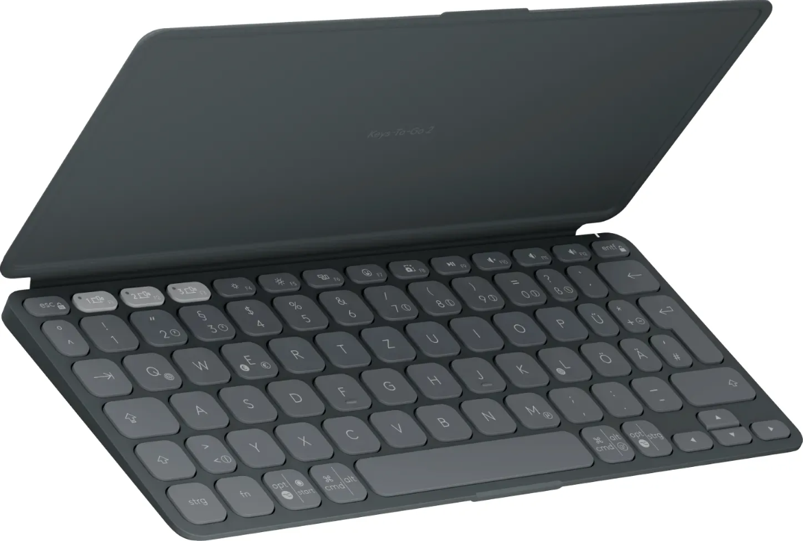Logitech KEYS-TO-GO 2 Tastatur, Grafit Logitech KEYS-TO-GO 2 Tastatur, Grafit von Logitech