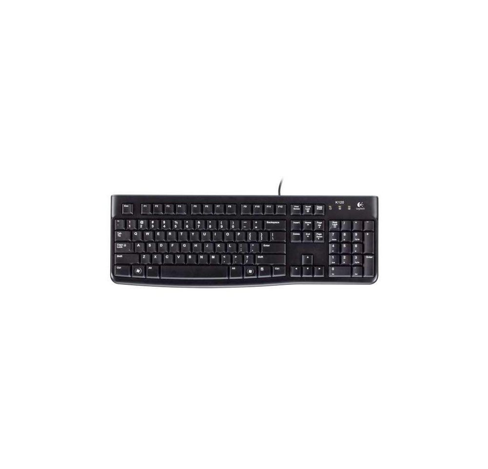 Logitech Keyboard K120 (schwarz) Tastatur PC-Tastatur von Logitech