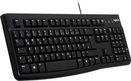 Logitech Keyboard K120 Business USB Tastatur Deutsch, QWERTZ Schwarz von Logitech