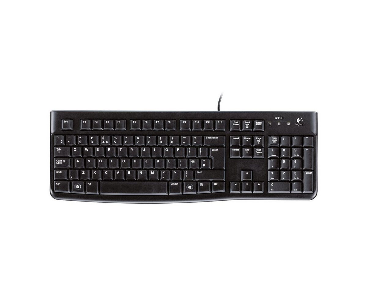 Logitech Keyboard K120 Tastatur (spritzwassergeschützt) von Logitech