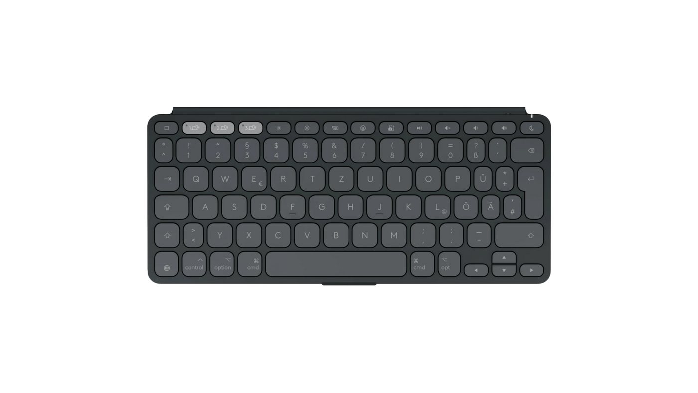 Logitech Keys-To-Go 2 - GRAPHITE - DEU - BT - N/A - WESTMID-511-APPLE Gaming-Tastatur (Bluetooth Low Energy technology) von Logitech