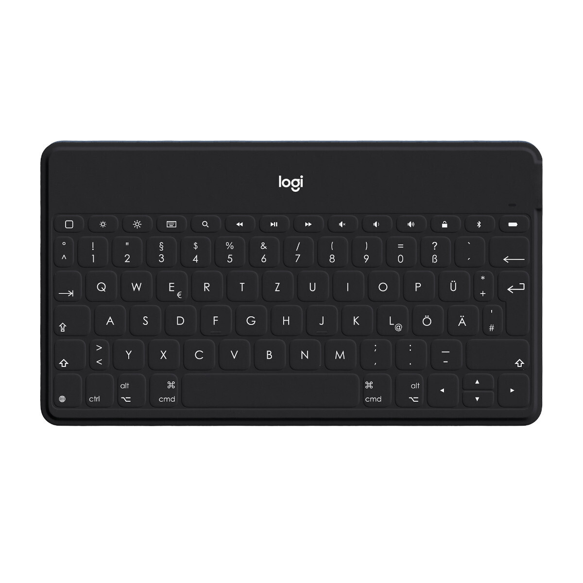 Logitech Keys To Go kabellose Bluetooth Tastatur, ultraleicht, für iPhone iPad und Apple TV, Schwarz von Logitech