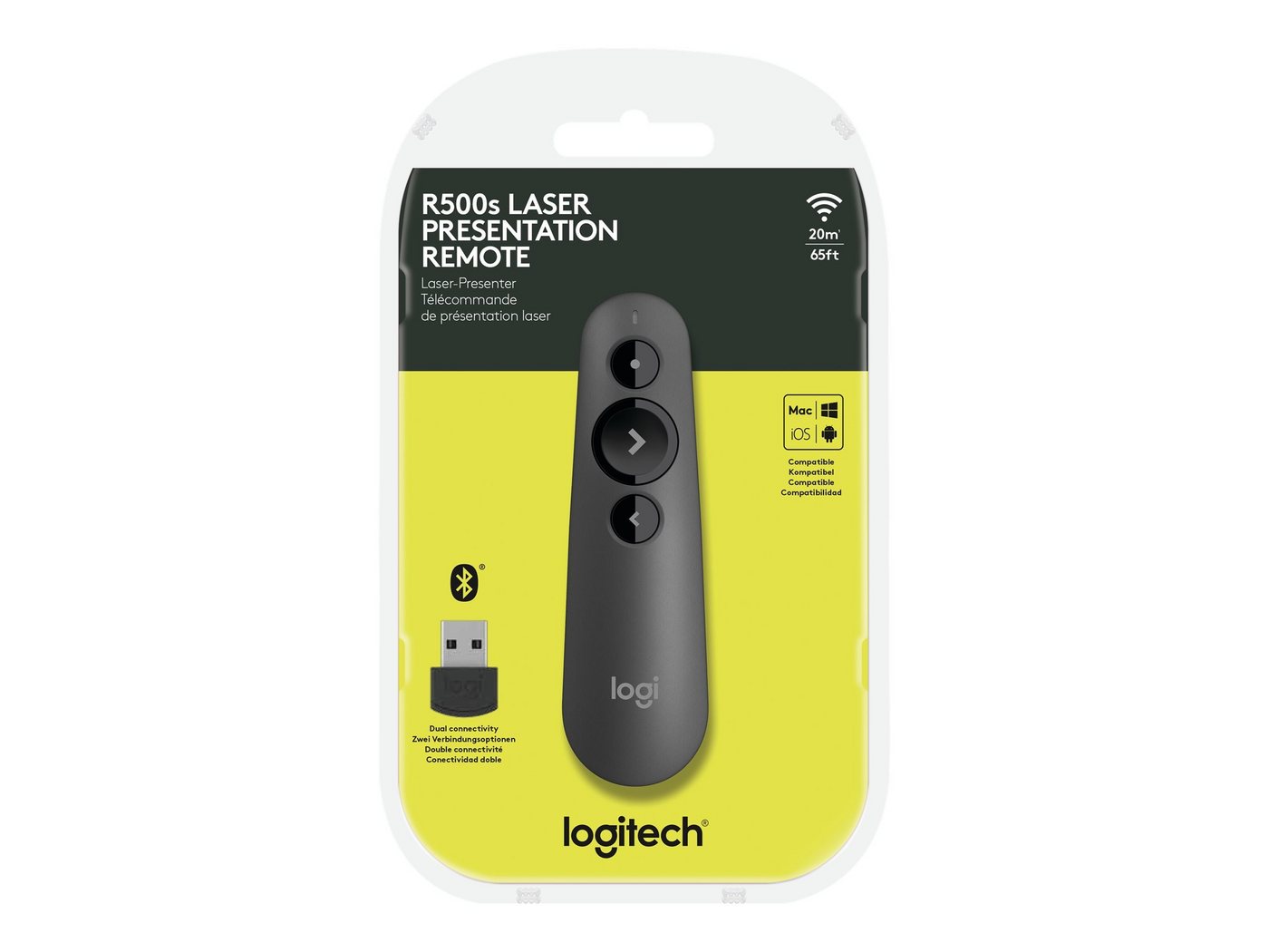 Logitech LOGITECH R500 Laser Presentation Remote Graphite Presenter von Logitech