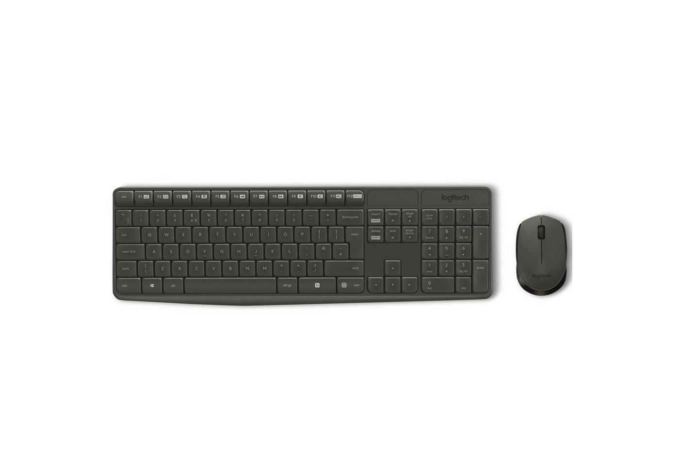 Logitech LOGITECH Tastatur- und Maus-Set MK235, Wireless Tastatur von Logitech