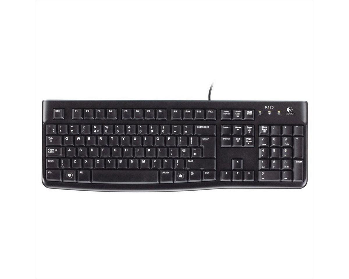 Logitech LOGITECH for Business Keyboard K120 white (DE) USB-Tastatur von Logitech