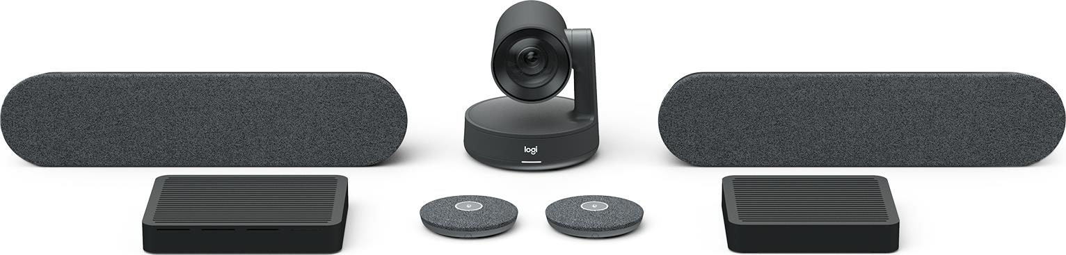 Logitech Large Room Bundle Videokonferenzsystem 46 Person(en) Ethernet/LAN Gruppen-Videokonferenzsystem (TAPRAPGGLCTL/3) von Logitech