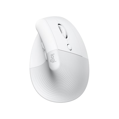 Logitech Lift für Mac Offwhite - Vertical Ergonomische Kabellose Maus von Logitech