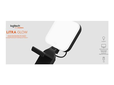 Logitech Litra Glow Premium Streaming Light graphite Logitech Litra Glow Premium Streaming Light graphite von Logitech