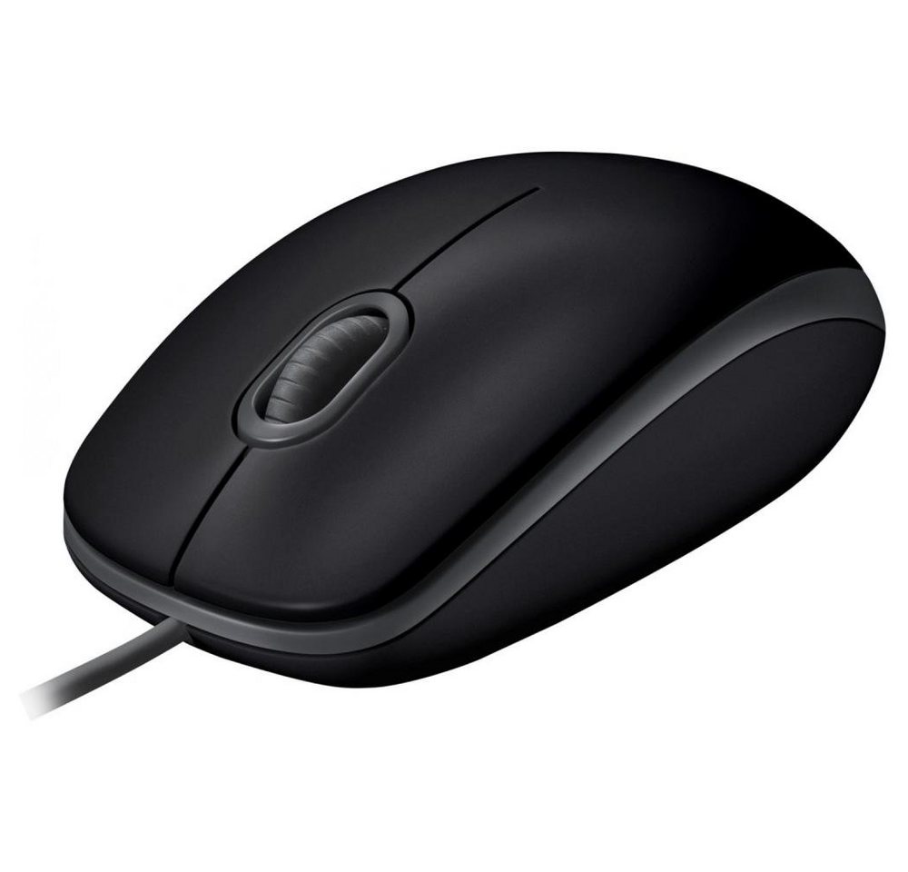 Logitech Logitech B110 Kabelgebundene USB-Maus, geräuschlose Tasten, komfortabl Maus von Logitech