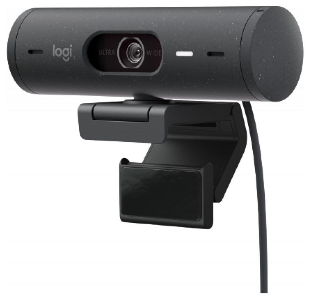 Logitech Logitech Brio 500 Webcam - HD Videokamera in Graphit Webcam (USB-C, Automatische Belichtungskorrektur) von Logitech