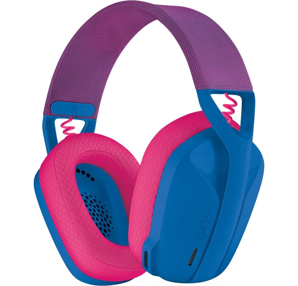 Logitech Logitech G G435 kabelloses Gaming Headset Gaming-Headset (Kabellose LIGHTSPEED Technologie, Bluetooth, Bluetooth, Kopfbügel) von Logitech