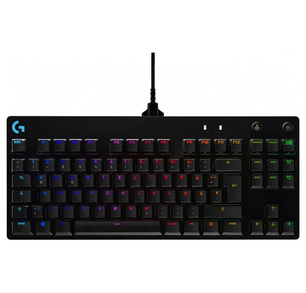 Logitech Logitech G PRO Clicky Gaming Tastatur schwarz für Profis. PC-Tastatur (Erweiterte Funktionstasten) von Logitech