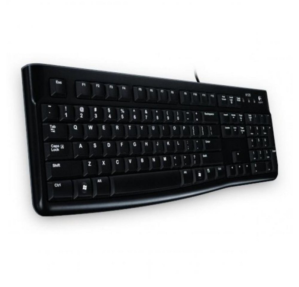 Logitech Logitech K120 - Tastatur - 105 Tasten QWERTZ - Schwarz Tastatur von Logitech